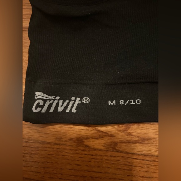 Crivit Women’s Sz 8/10 Classic Black Sports Bra - Perfect for Working Out - Picture 13 of 13